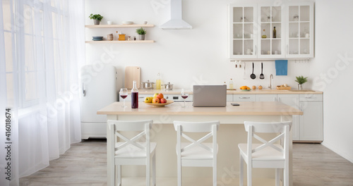 Work from home, freelance, interior blog and simple design © Prostock-studio