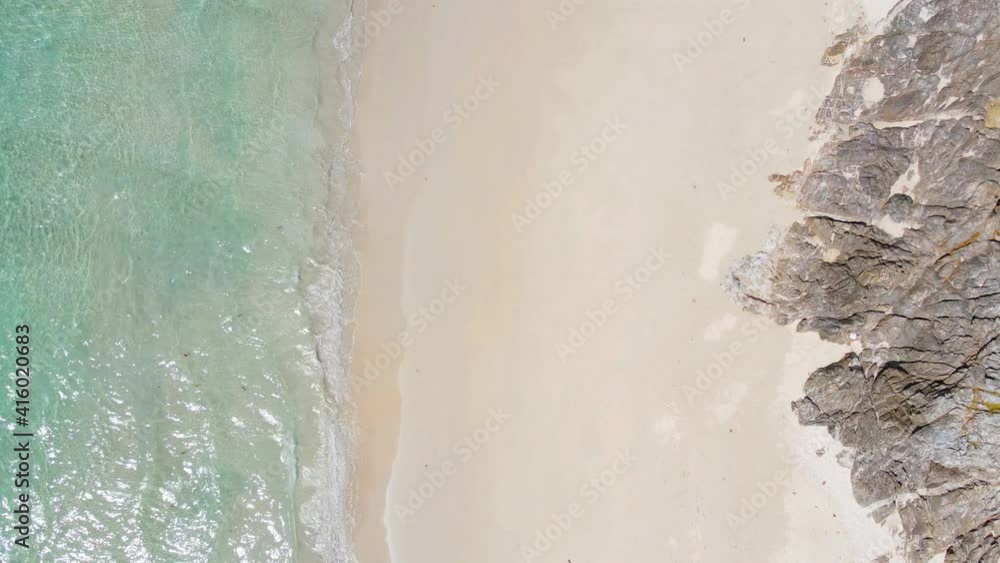 (Top view) Aerial view drone over beach sea. Beautiful sea waves. Rock beach and amazing sea. Summer seascape. Phuket Thailand Beach. Water texture. Top view of the fantastic natural sunsets (Top view) Aerial view drone over beach sea. Beautiful sea waves. Rock beach and amazing sea. Summer seascape. Phuket Thailand Beach. Water texture. Top view of the fantastic natural sunsets