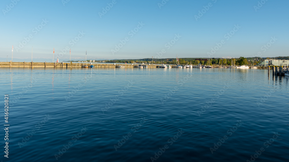 View over Lake Constance (Bodensee), in Konstanz, Germany