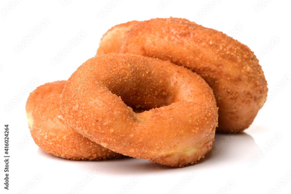 a pile of rosquillas, typical spanish donuts on white background a pile of rosquillas, typical spanish donuts on white background