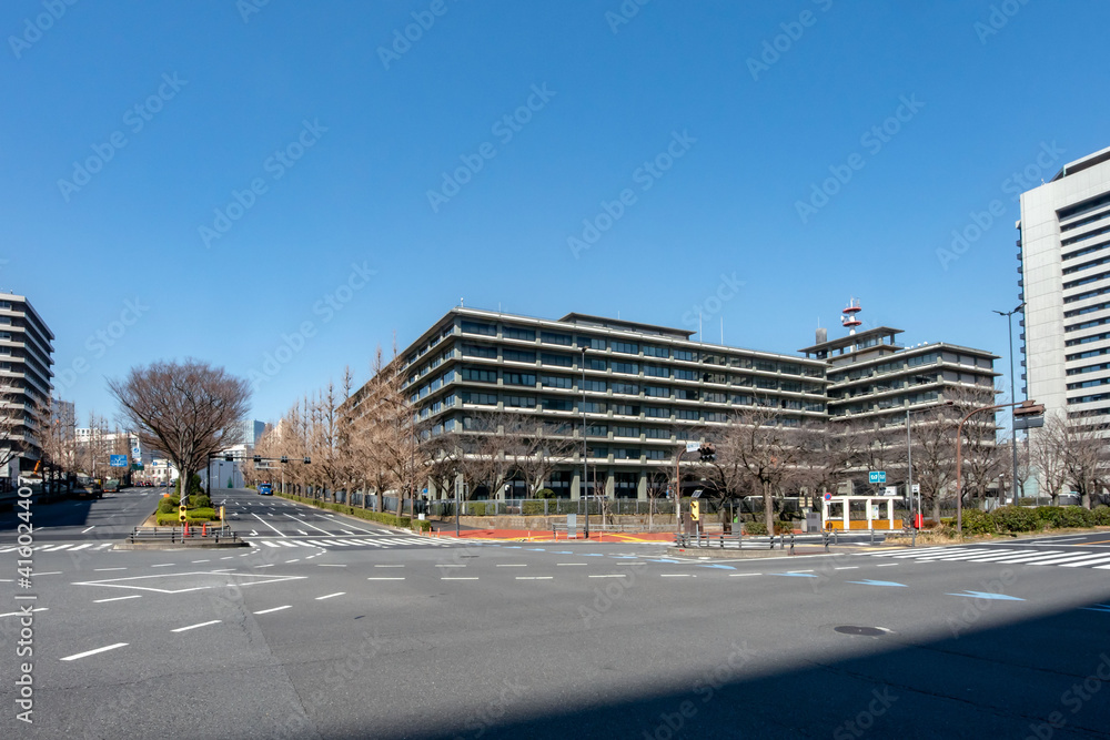 Obraz premium 東京都霞が関の外務省