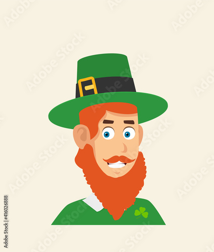 flat design Saint Patrick's Day background
