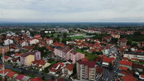 Drone flight soon after rain stopes in city of Lazarevac photo