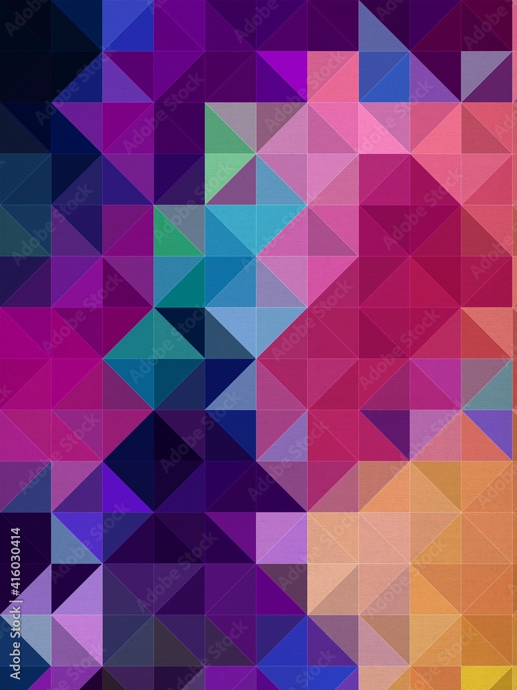 Obraz premium Graphical Abstract Painting Art Background Texture,Abstract Colorful Geometrical Artwork Poster,Modern Conceptual Art,Synthwave Aesthetic Vaporwave Poster Print,3D Rendering, 3D Illustration