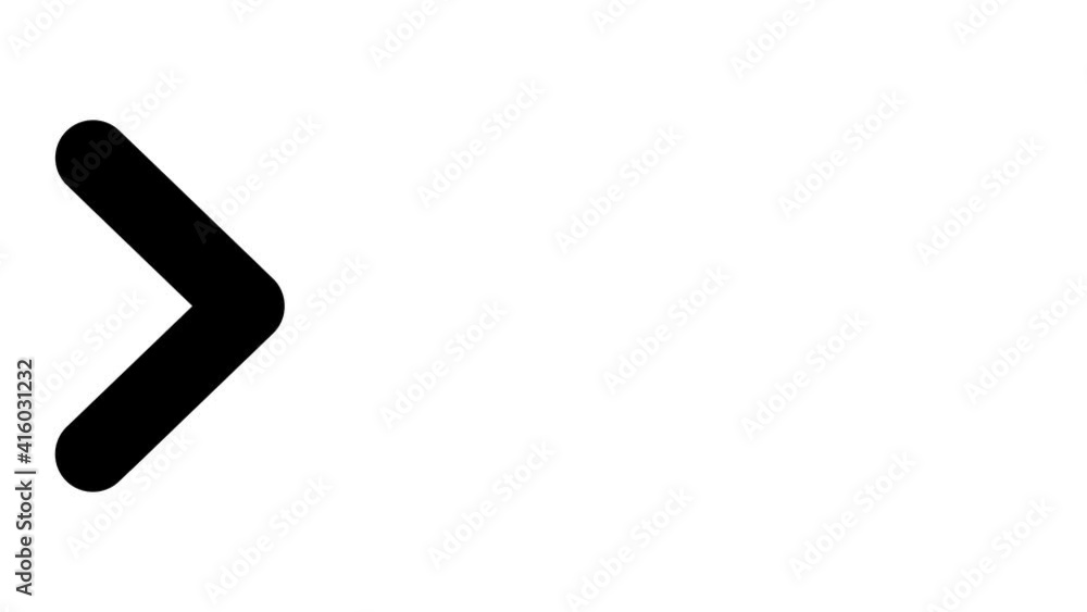 Animation of Arrows Sign Moving on White Background. Animation of Arrows Sign Moving on White Background.