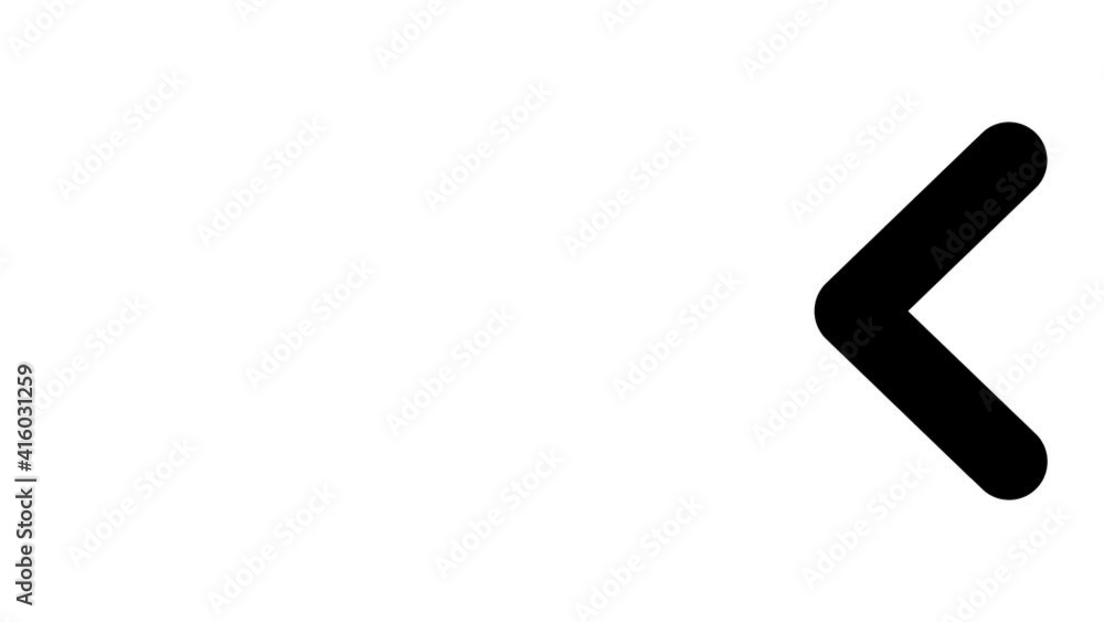 Animation of Arrows Sign Moving on White Background. Animation of Arrows Sign Moving on White Background.