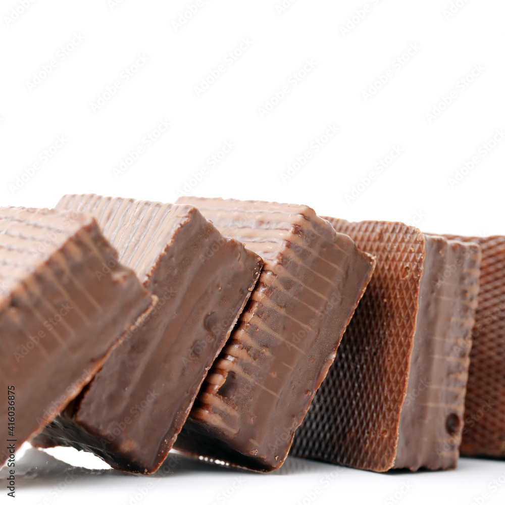 chocolate cake on white background chocolate cake on white background