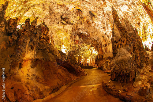 Vászonkép Colossal system of caves