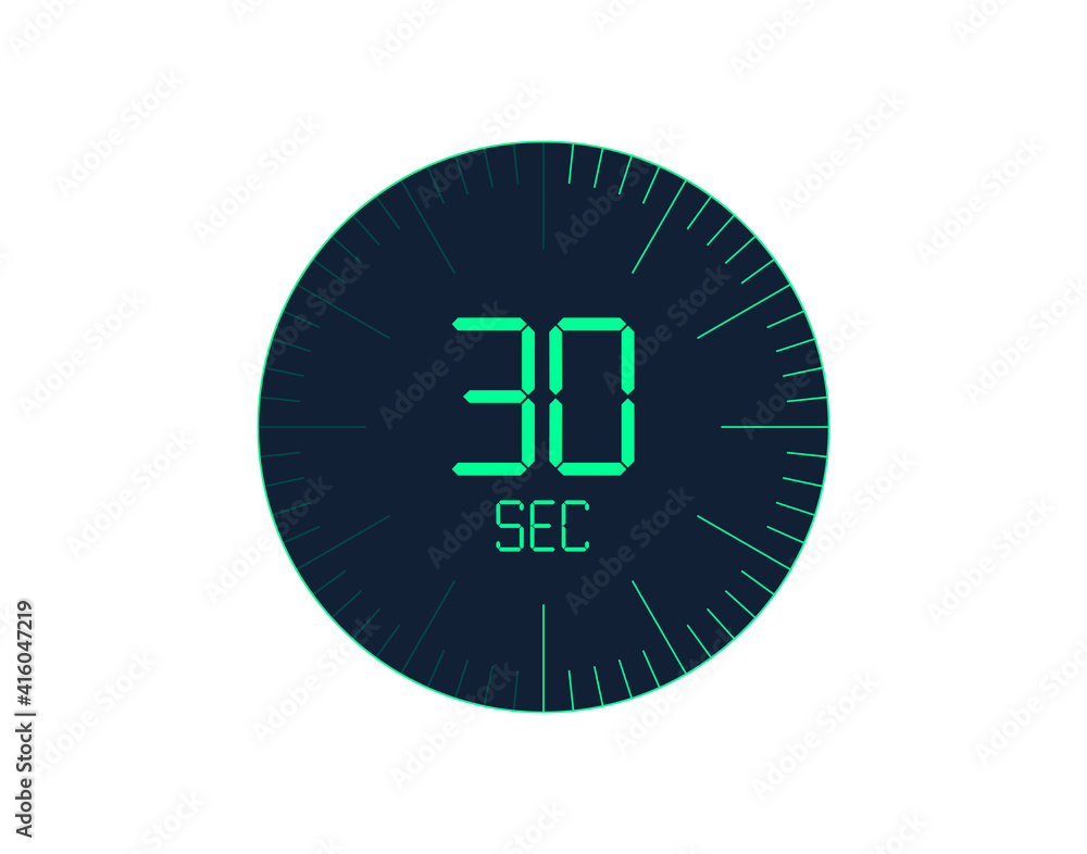 30 Sec Timer Icon 30 Seconds Digital Timer Clock And Watch Timer 2-minute-30-second-timer-youtube