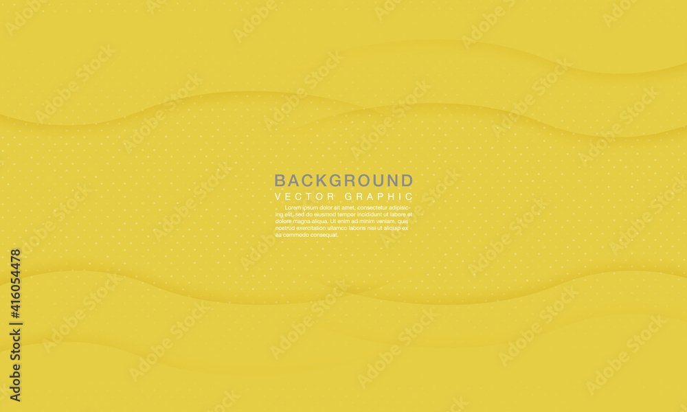 Modern abstract yellow wave background concept with dots decoration. Modern abstract yellow wave background concept with dots decoration.