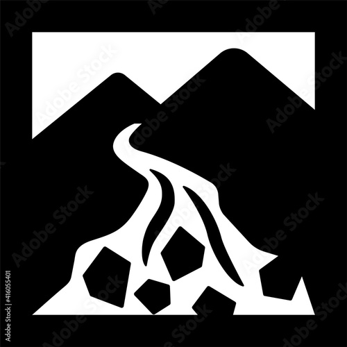 土石流のピクトグラム