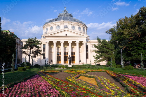 Piata George Enescu, Romanian Athenaeum Concert Hall, Bucharest, Romania, Europe photo