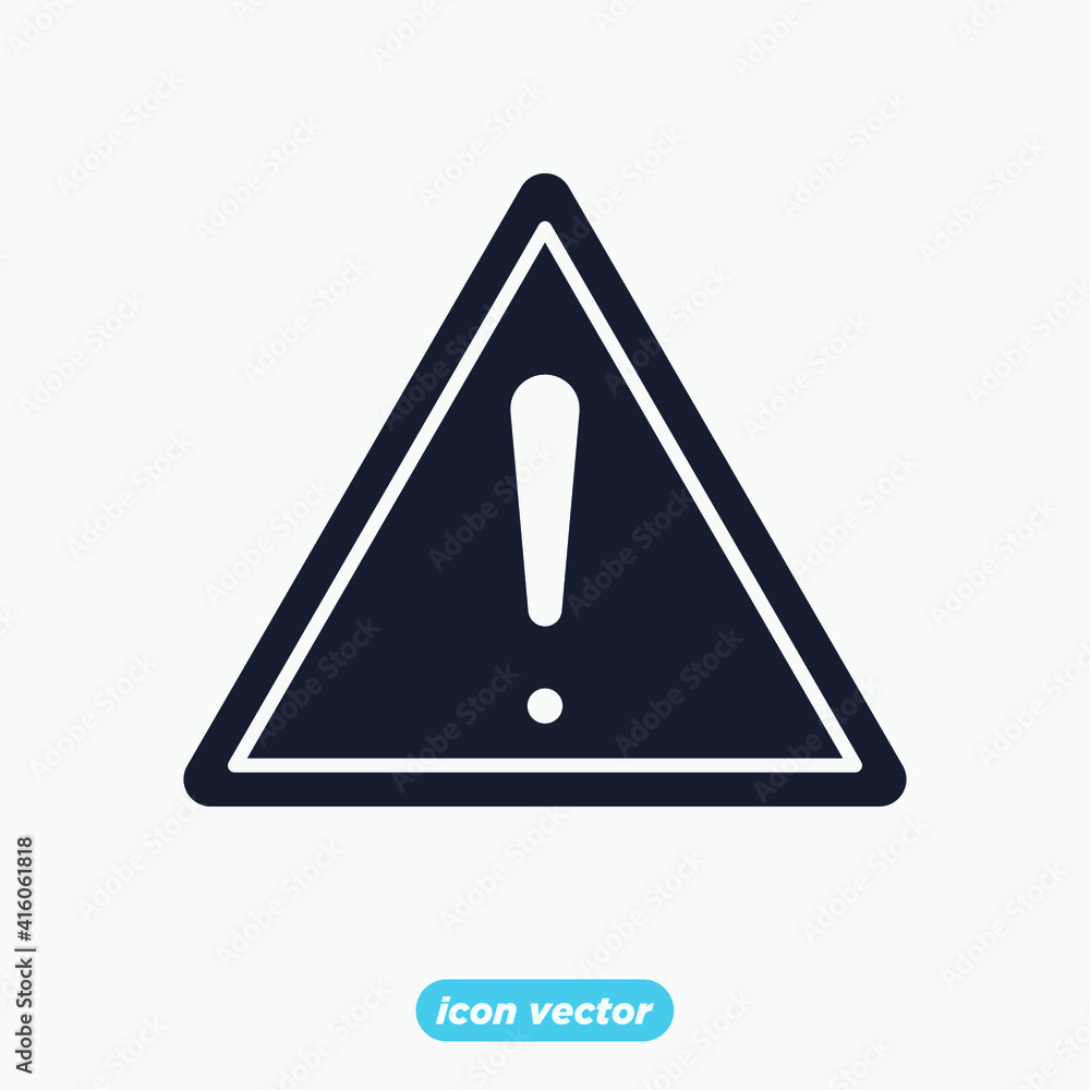 Danger warning sign icon. Danger warning sign symbol template for graphic and web design collection logo vector illustration Danger warning sign icon. Danger warning sign symbol template for graphic and web design collection logo vector illustration