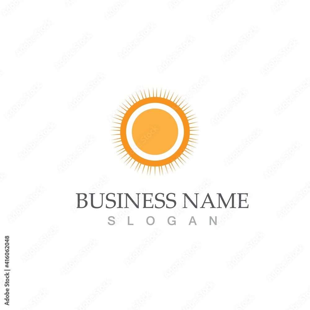 Fototapeta premium Sun Vector illustration Icon