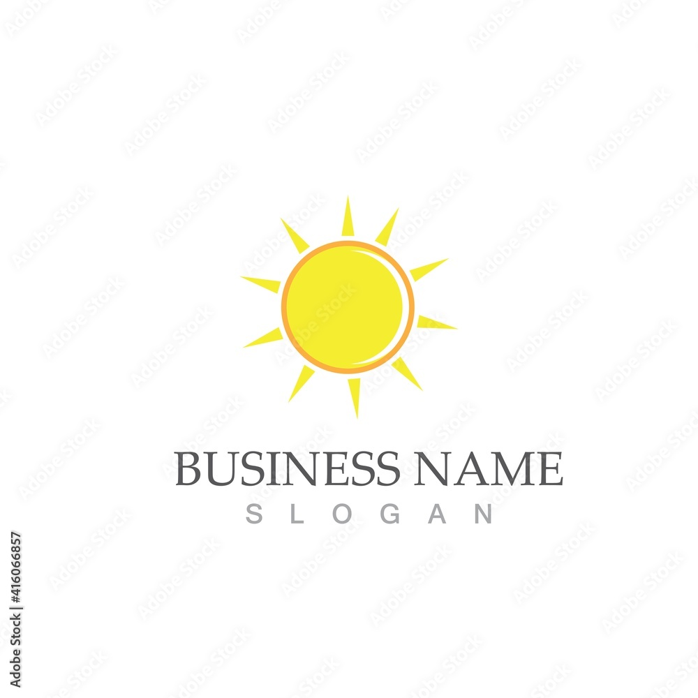 Fototapeta premium Sun Vector illustration Icon