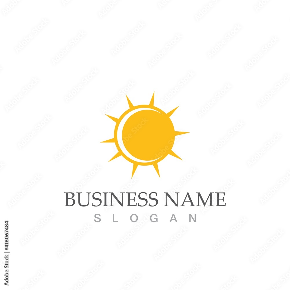 Fototapeta premium Sun Vector illustration Icon