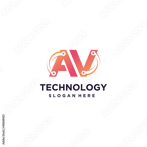creative tech logo logo design template tech logo icon