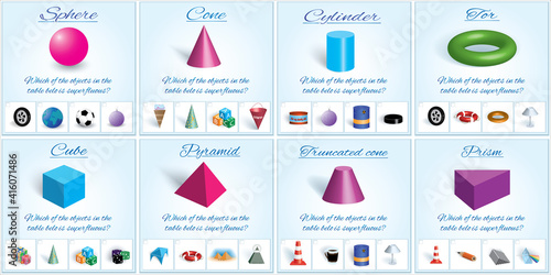 Pyramid. Volumetric geometrical figure with examples of such objects form