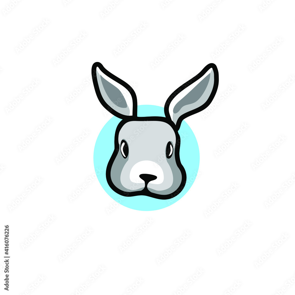 simple rabbit logo vector illustration simple rabbit logo vector illustration