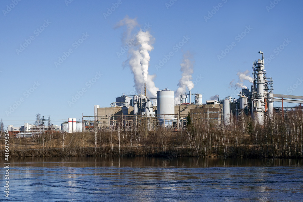 Obraz premium paper mill