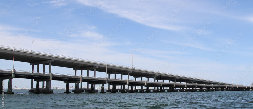 bridge over water miami