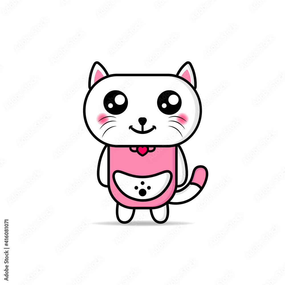 cute cat illustration design maskot kawaii cute cat illustration design maskot kawaii