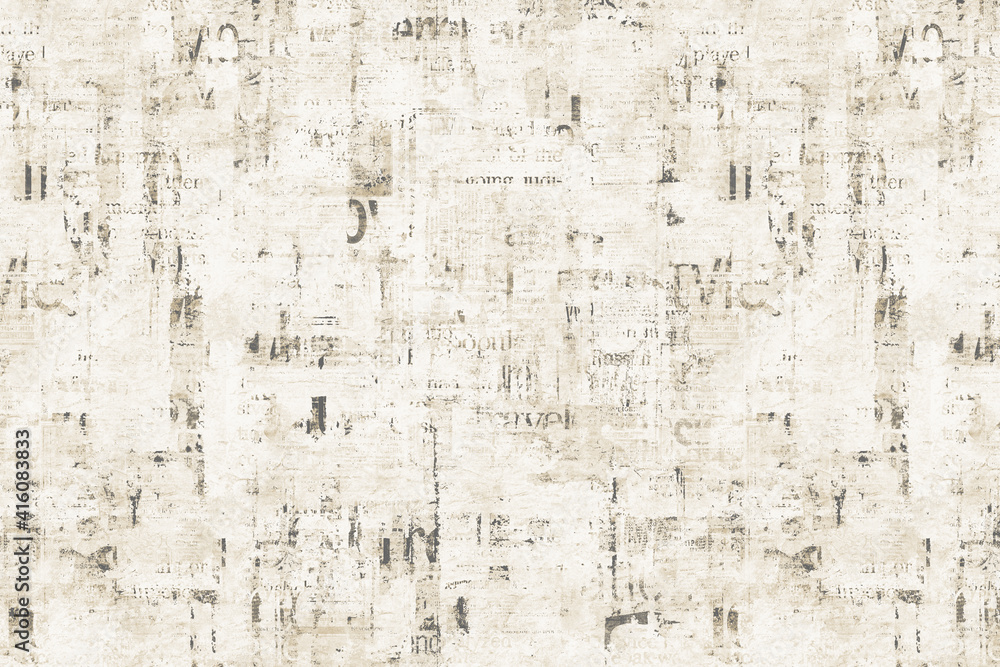 © Olga - Newspaper paper grunge vintage old aged texture background © Olga - Newspaper paper grunge vintage old aged texture background