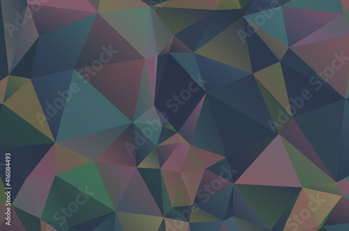 Multi color geometric triangular low poly background style