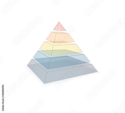 Pyramid Realistic Illustration