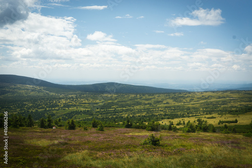 Sudety mountains in the Krkonose National Park, Giant Mountains, Sudety,