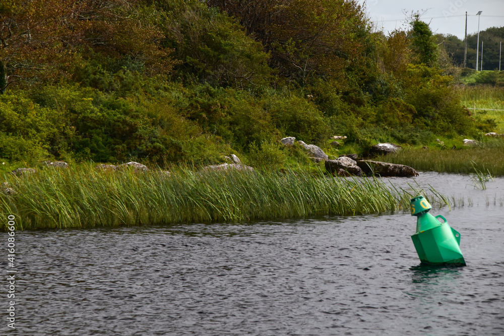 Obraz premium Galway Ireland and the Corrib river