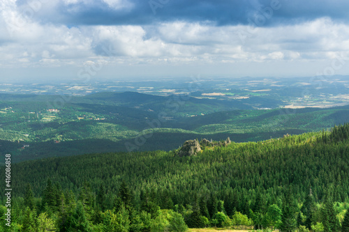 Sudety mountains in the Krkonose National Park, Giant Mountains, Sudety,
