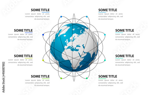 Infographic design template. Creative concept with 8 steps