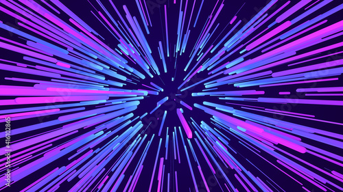 3D colorful geometric cylinder star explosion animation, abstract glow square starburst line ray beam, creative geometry digital background