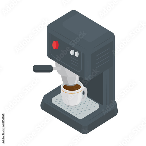 coffee maker machine isolated icon vector illustration design