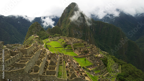 Magnificent landscape in Machu Picchu
