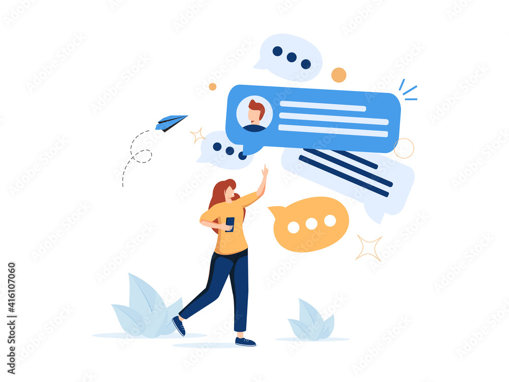 Person holding smartphone and sending messages. Concept of chatting, online messaging, application for internet. Person holding smartphone and sending messages. Concept of chatting, online messaging, application for internet.