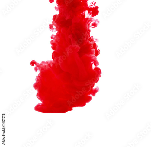 Abstract shape red color