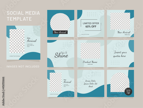 design template puzzle fashion women post