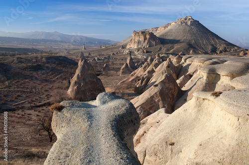 Pasabag valley in Cappadocia, Central Anatolia, Turkey. Nevsehir, Goreme National Park photo