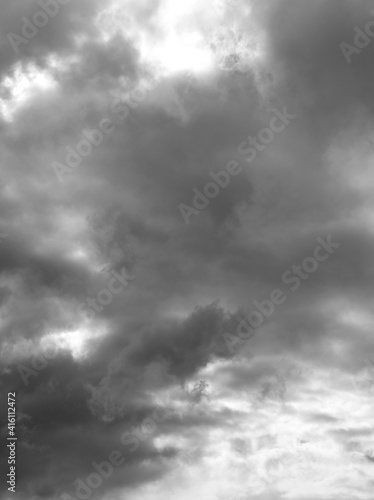 Grey storm clouds