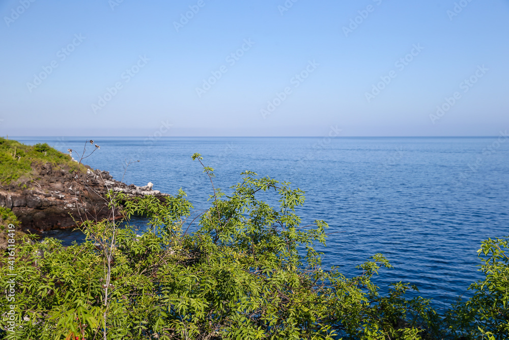 Seascapes off the shores of San Cristobal in the Galapagos