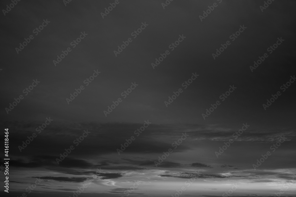 Fototapeta premium storm clouds over the sea