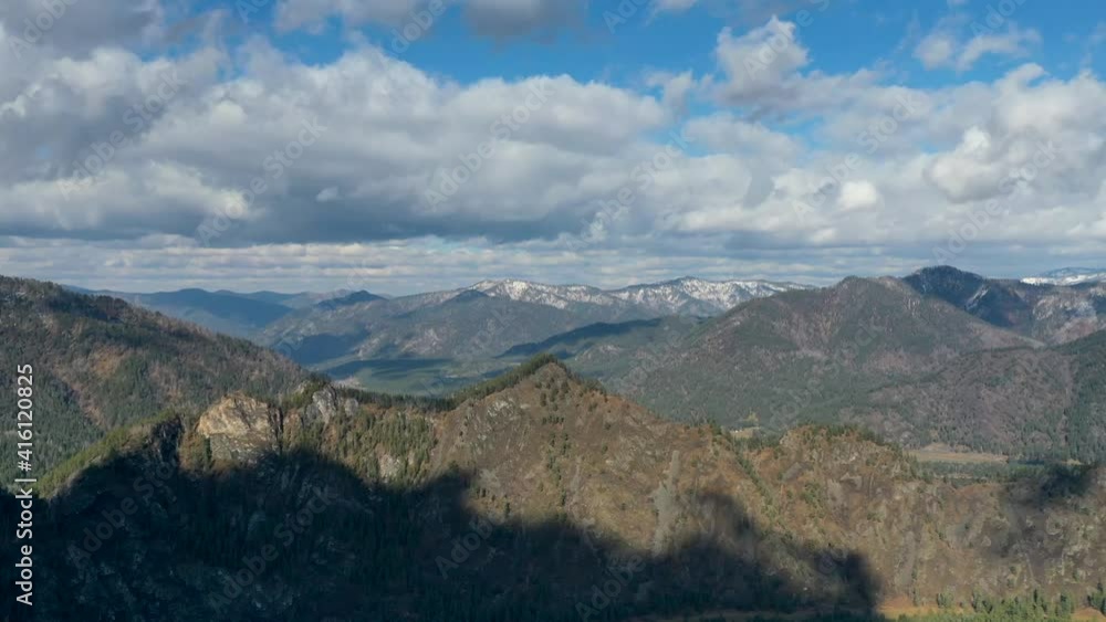 Epic clouds time lapse above the mountains Epic clouds time lapse above the mountains