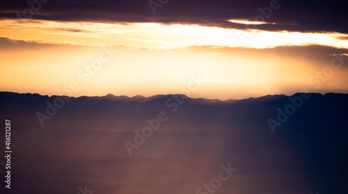 sunrise over the mountains © Jawed