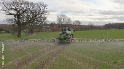 Farmland Being Sprayed With Controversial Glyphosate Herbicide photo