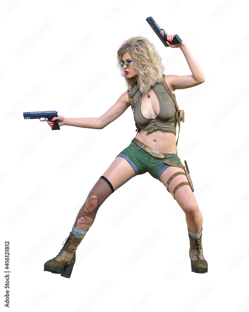 3D comics cosplay anime secret agent woman. 3D comics cosplay anime secret agent woman.
