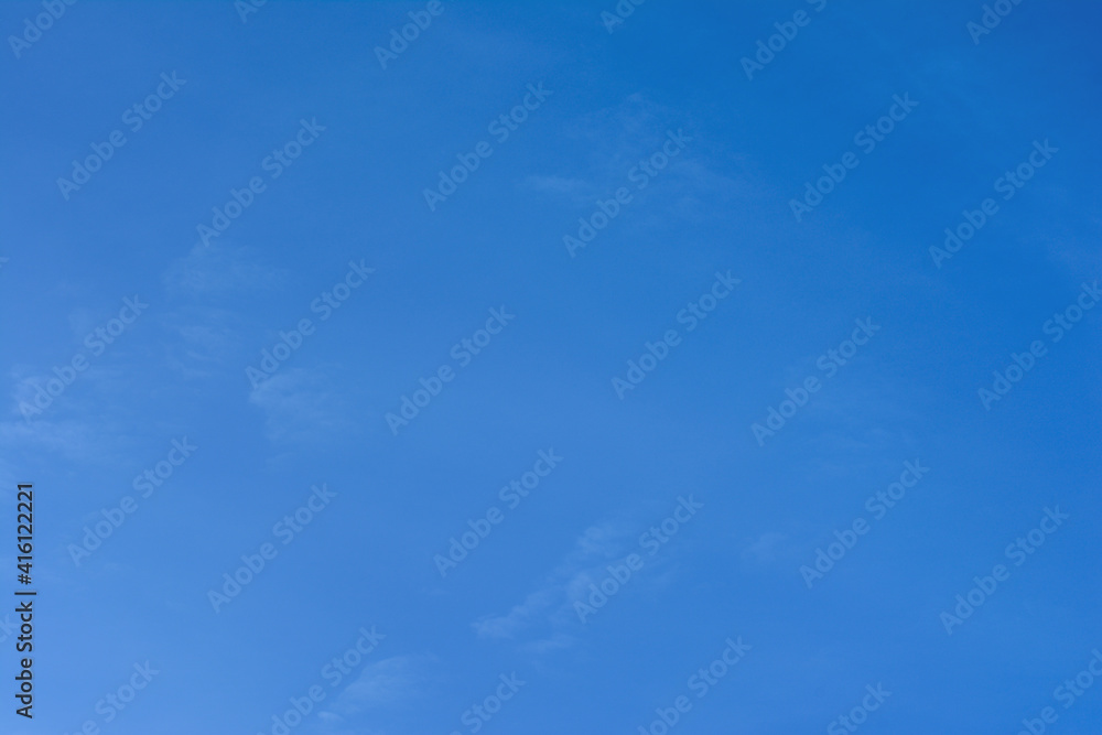 Background image of a clear blue sky with small clouds