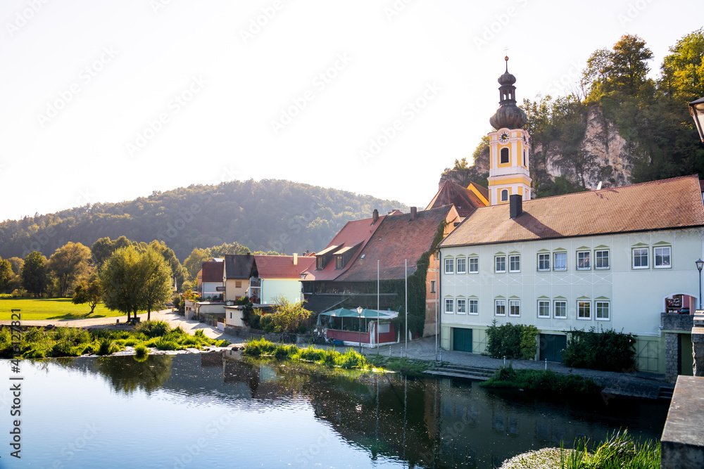Fototapeta premium Blick auf Kallmünz, Bayern, Deutschland 