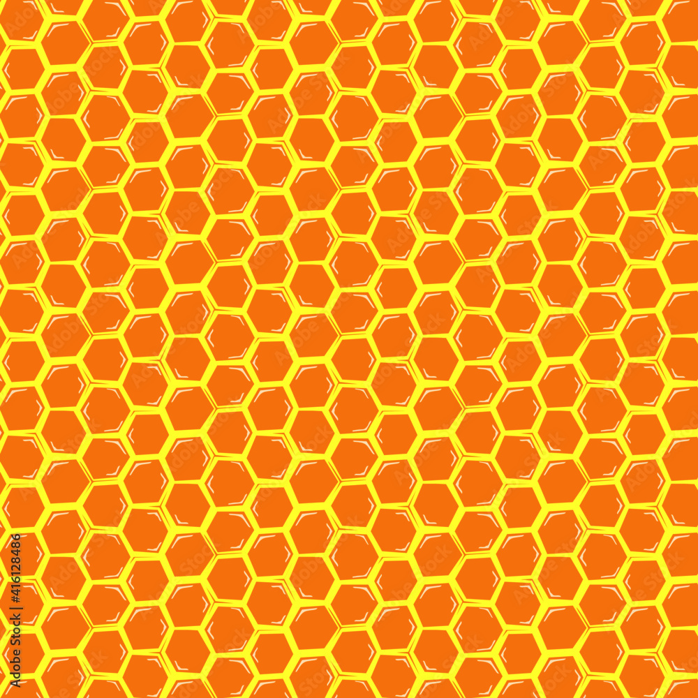 Honeycomb Background Beeswax Seamless Pattern Honey Making Bee Hive Texture Vector Illustration Honeycomb Background Beeswax Seamless Pattern Honey Making Bee Hive Texture Vector Illustration